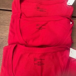 3pack No Boundaries Vibrant Red Top